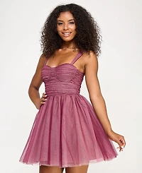 Seni & Cade Women's Sweetheart Neck Short Dress