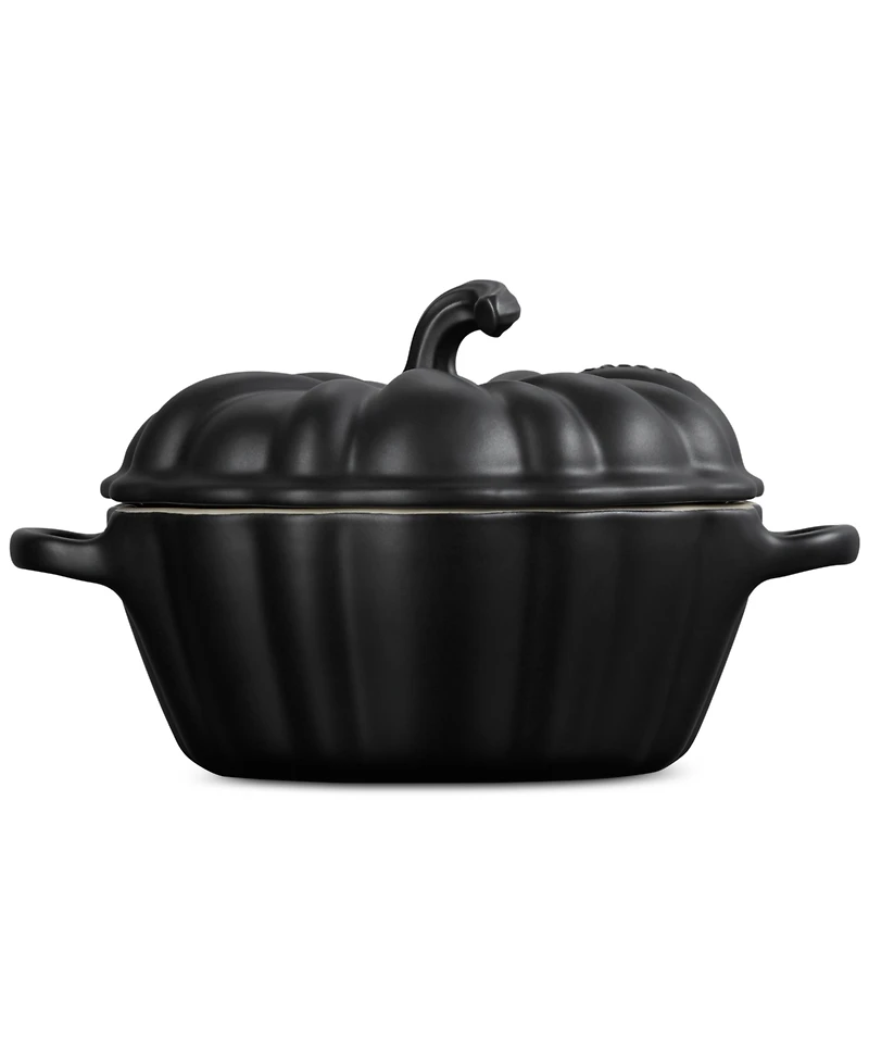 Le Creuset Stoneware Figural 12-Oz. Pumpkin Petite Cocotte