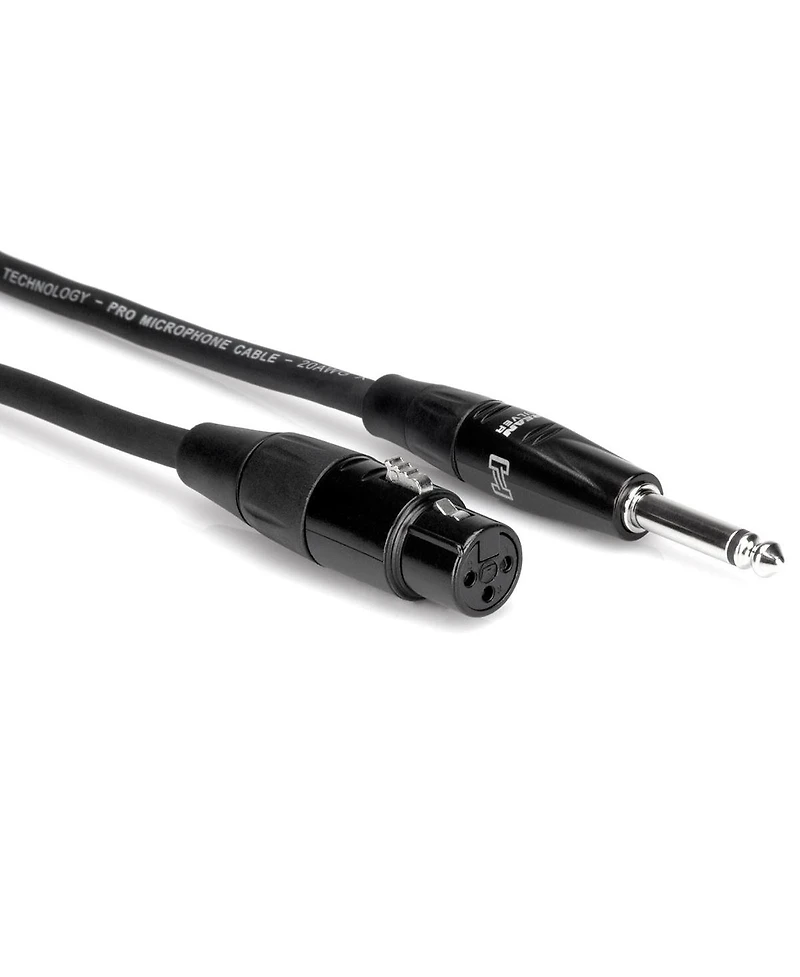 Hosa Technology Professional Rean XLR3F to 1/4". Ts, 20 Awg x 2 Ofc, 90% Ofc Braid, Microphone Cable, 5'