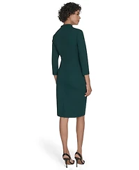 Calvin Klein Women's V-Neck Sheath Dress