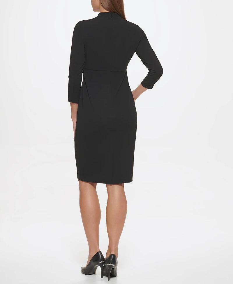 Calvin Klein Women's V-Neck Sheath Dress