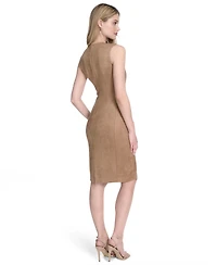 Calvin Klein Women's Sleeveless Midi Sheath Dress