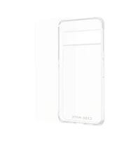 Case-Mate Protection Pack Tough Case and Glass Screen Protector for Google Pixel 8 Pro-Clear