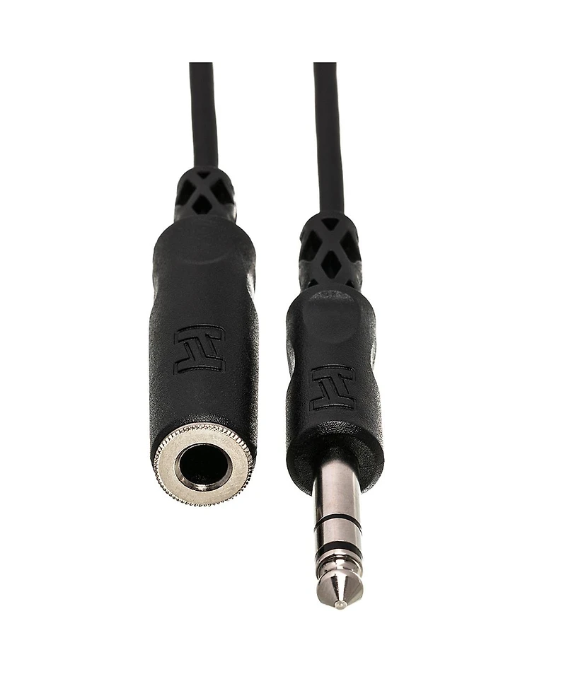 Hosa Technology Stereo 1/4" Female Phone to 1/4" Male Phone Trs Headphone Extension Cable, 10'