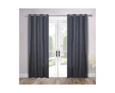 Superior Nyan 100% Blackout Machine Washable Curtains, Set of 2 Panels