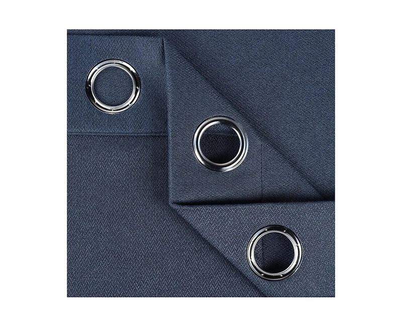 Superior Nyan 100% Blackout Machine Washable Curtains, Set of 2 Panels