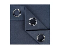 Superior Nyan 100% Blackout Machine Washable Curtains, Set of 2 Panels