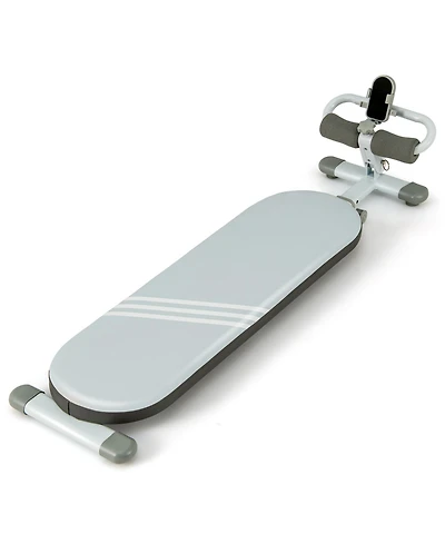 Akiudex Adjustable Foldable Sit-Up Bench with Foam Rollers and Phone Holder
