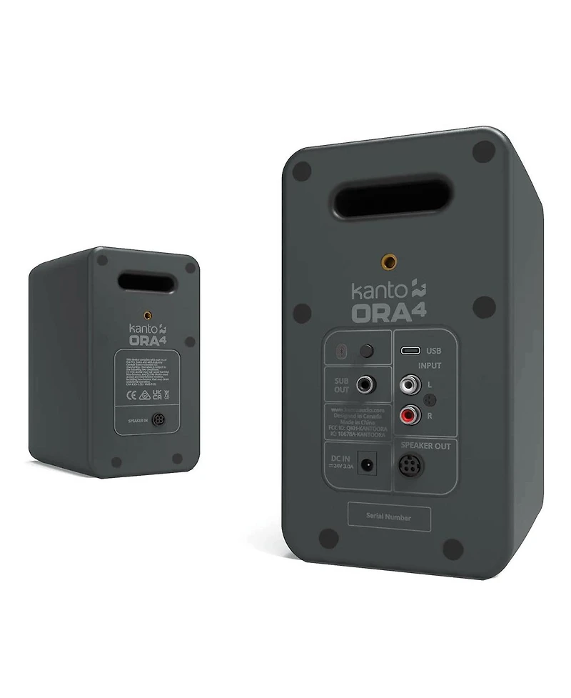 Kanto ORA4 Powered Bluetooth Desktop Speakers - Pair