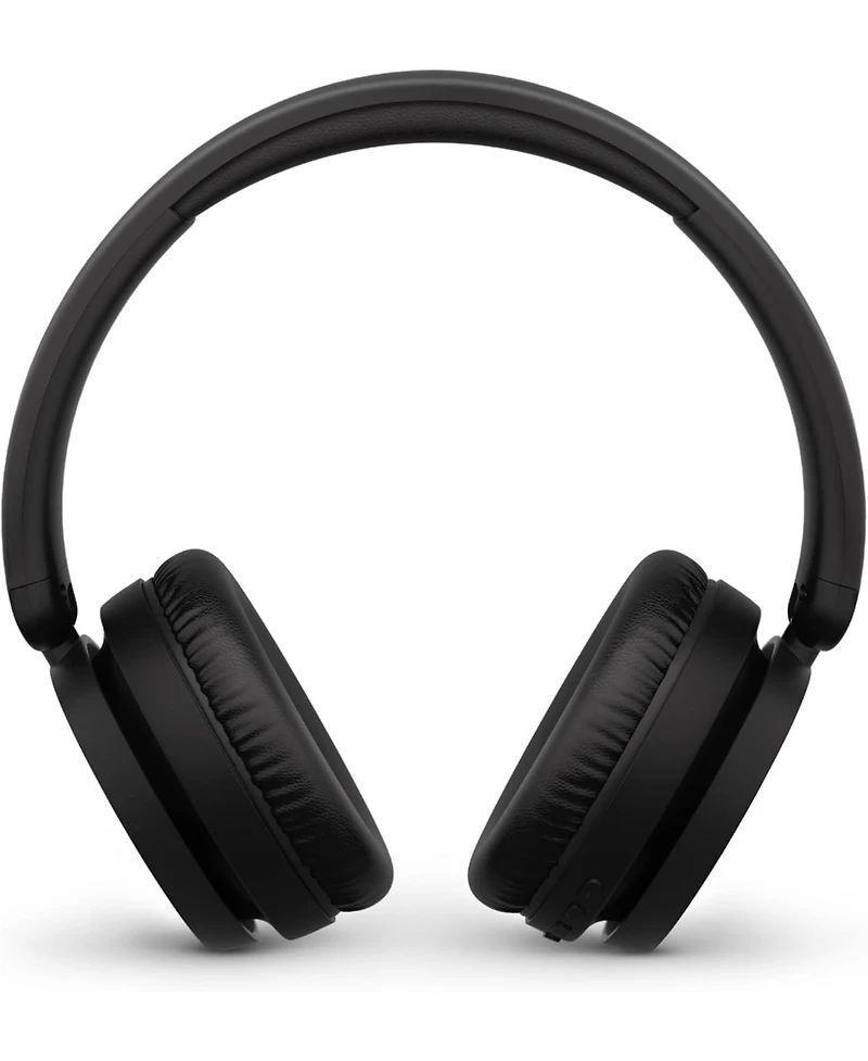 Philips H5209 Wireless Headphones,Over-Ear Bluetooth Headphones with Dynamic Bass, 65H Battery Life, Fast charging, Bluetooth 5.3, Black