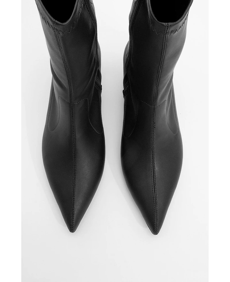 Prologue Shoes Lewin Pointed Toe Stiletto Boot
