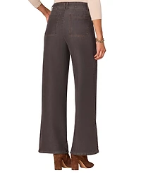Democracy Petite Skyrise Wide Leg Jeans