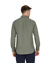 Raging Bull Men's Long Sleeve Linen Shirt