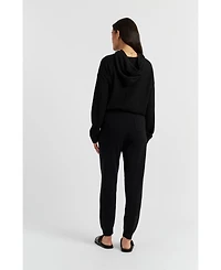 Chinti & Parker Women's Wool Cashmere Cuffed Joggers