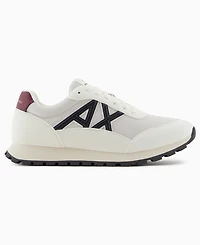 A|X Armani Exchange Men's Drop Logo Mesh Sneakers