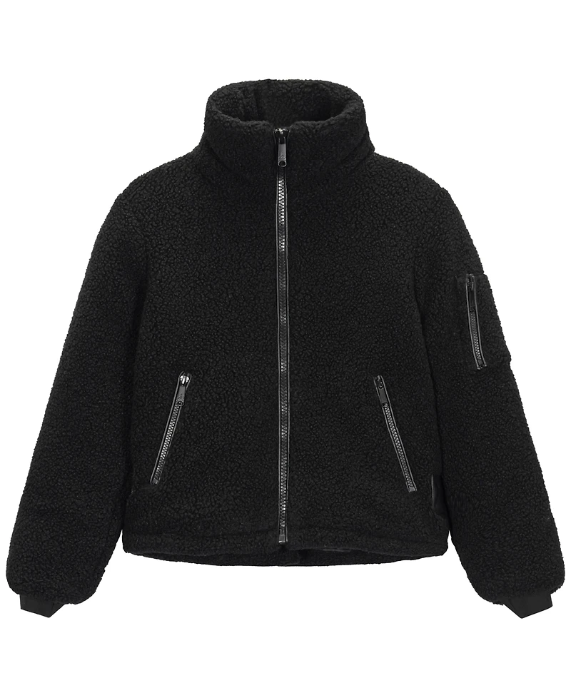 Sam Edelman Big Girls Sherpa Moto Jacket