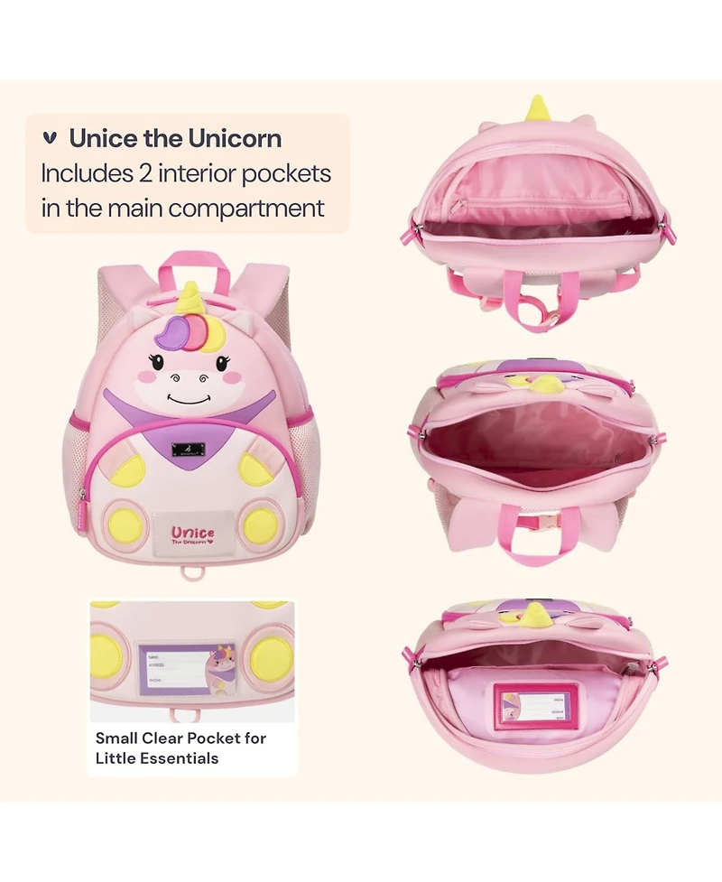 BabbleRoo Toddler Backpack for Boys and Girls Cooper the Cat with Leash