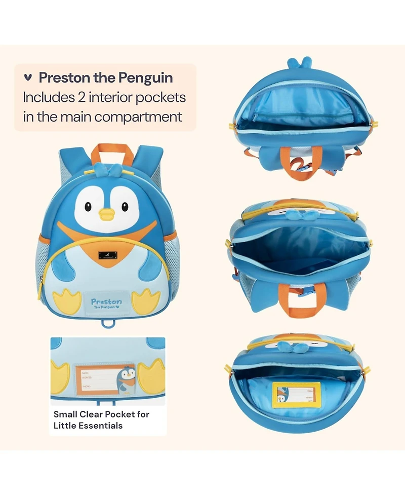 BabbleRoo Toddler Backpack for Boys and Girls Cooper the Cat with Leash