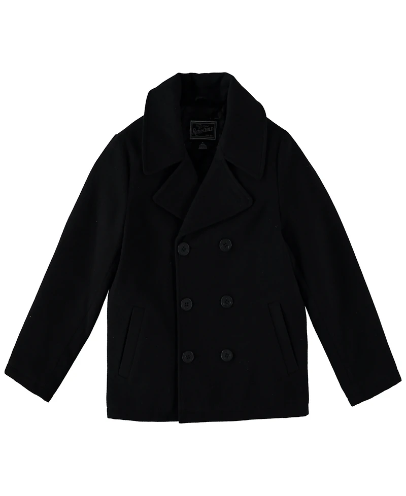 S Rothschild & Co Big Boys Double-Breasted Peacoat