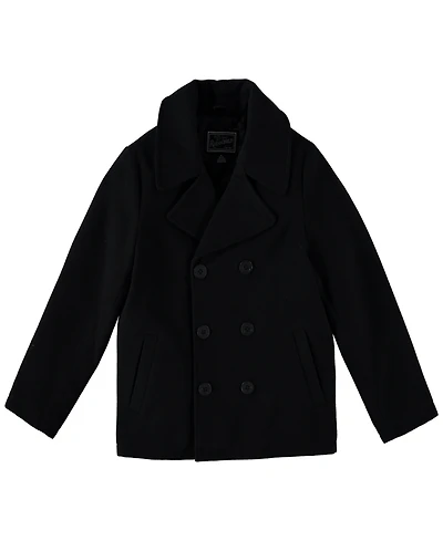 S Rothschild & Co Big Boys Double-Breasted Peacoat