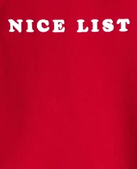 Carter's Toddler Boys Christmas Nice List Long Sleeve Pullover Sweatshirt