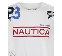 Nautica Toddler and Little Boys Playful Print Short Sleeve T-Shirt