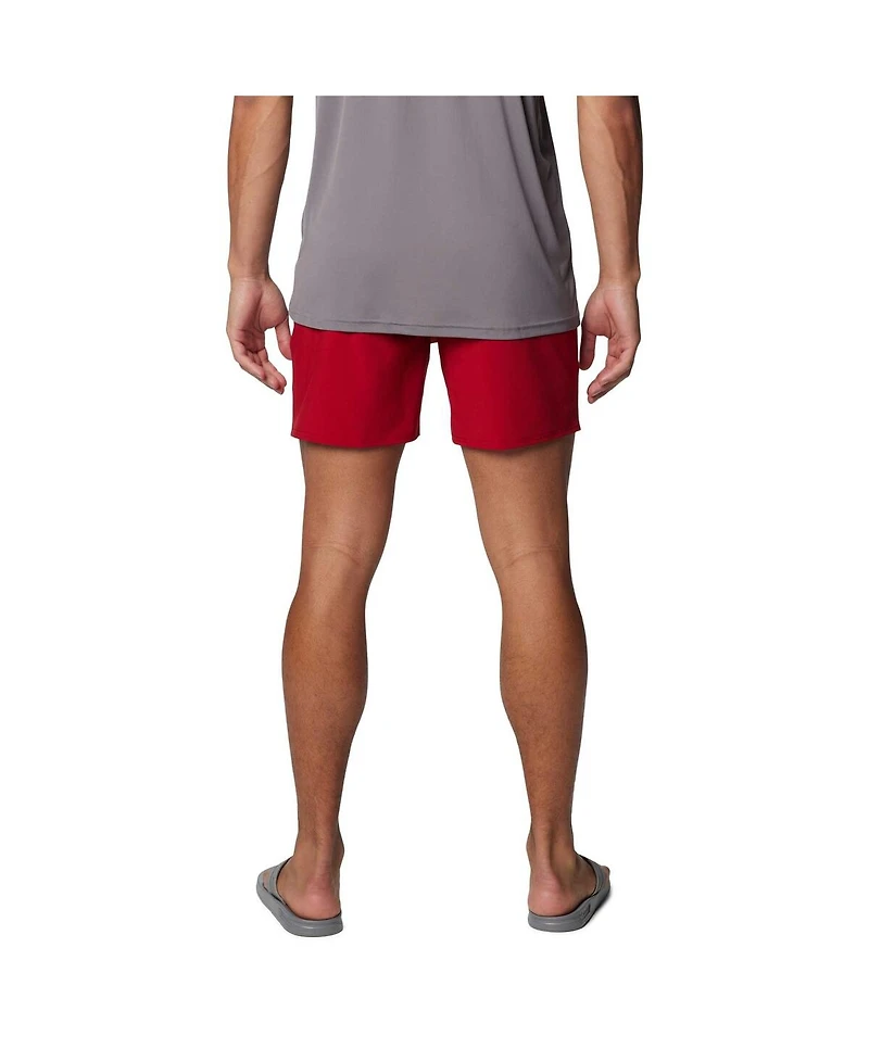 Columbia Men's Cardinal Arkansas Razorbacks Pfg Terminal Roamer Omni-Shade Stretch Shorts