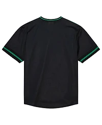 Mitchell & Ness Men's Kelly Green Boston Celtics Jumbotron 3.0 Mesh V-Neck T-Shirt
