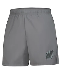 Fanatics Men's Gray New Jersey Devils Authentic Pro Performance Shorts