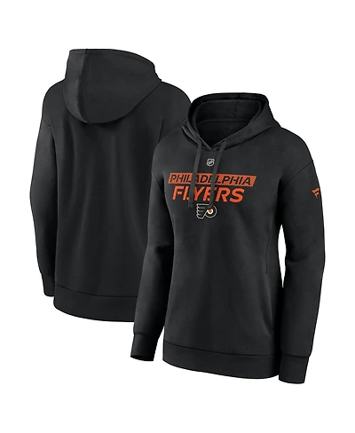 Fanatics Women's Black Philadelphia Flyers Authentic Pro Core Primary Fleece Pullover Hoodie