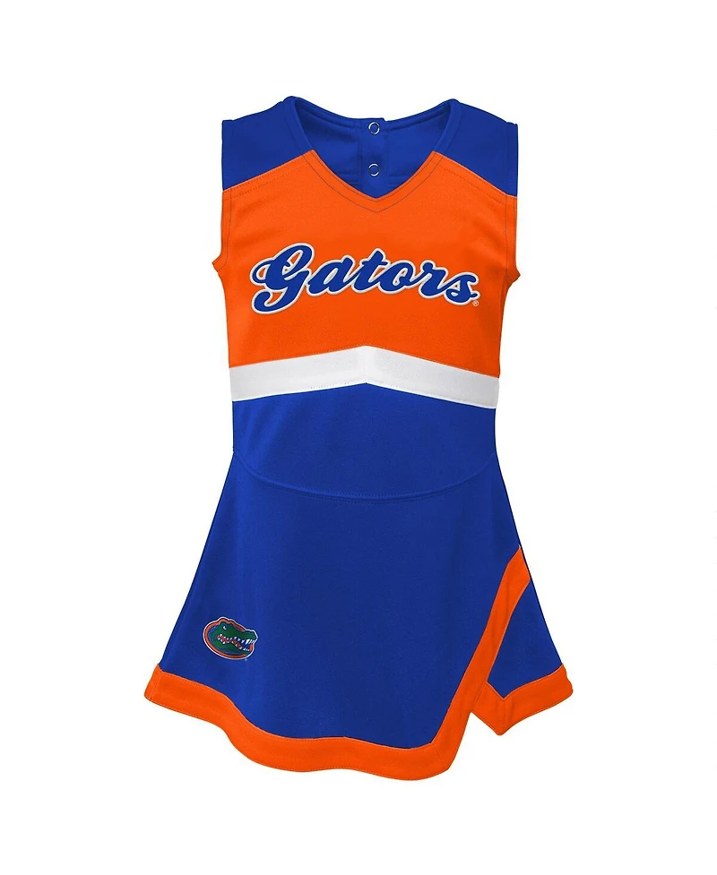 Outerstuff Big Girls Royal Florida Gators Cheer Captain Jumper Dress
