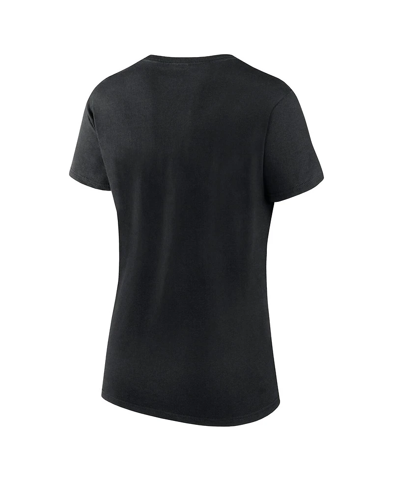Fanatics Women's Black New Orleans Saints Start to Finish T-Shirt