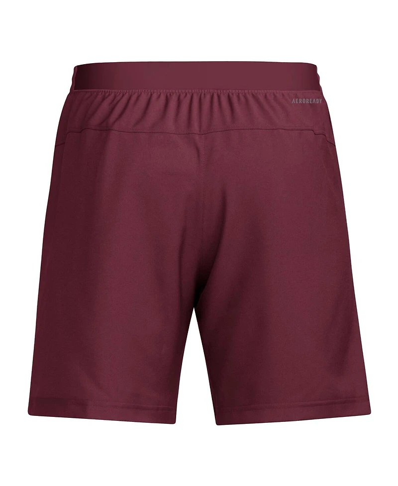 Adidas Men's Maroon Mississippi State Bulldogs Program Woven Training Shorts
