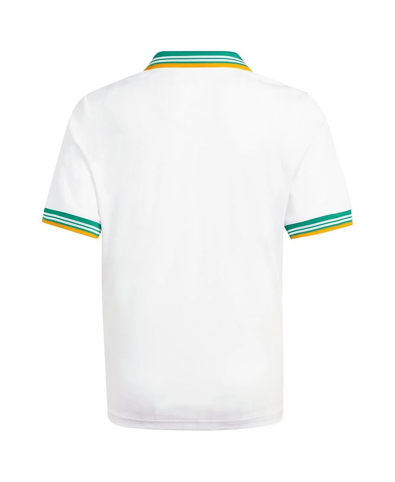 Adidas Big Boys and Girls White As Roma 2025/26 Third Replica Jersey