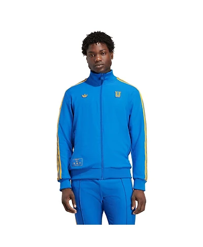 Adidas Men's Blue Tigres Uanl Terrace Icons Full-Zip Track Jacket