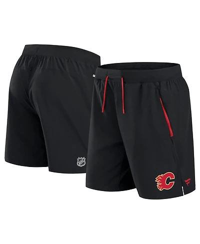 Fanatics Men's Black Calgary Flames Authentic Pro Rink Performance Shorts