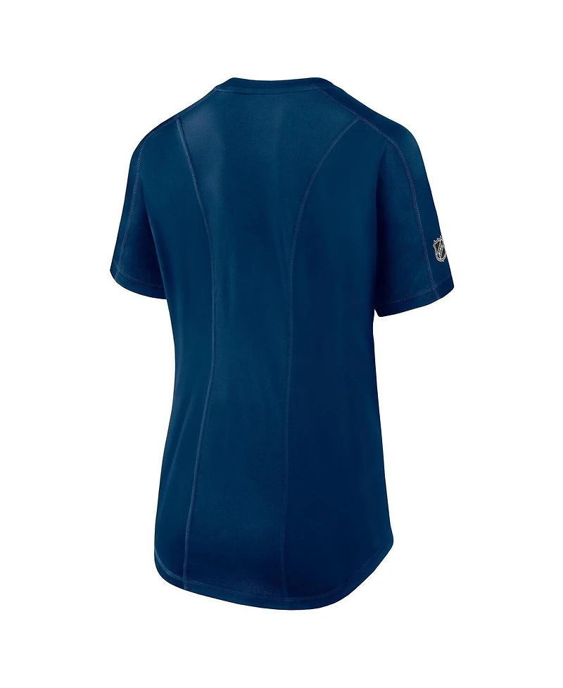 Fanatics Women's Deep Sea Blue Seattle Kraken Authentic Pro Rink T-Shirt
