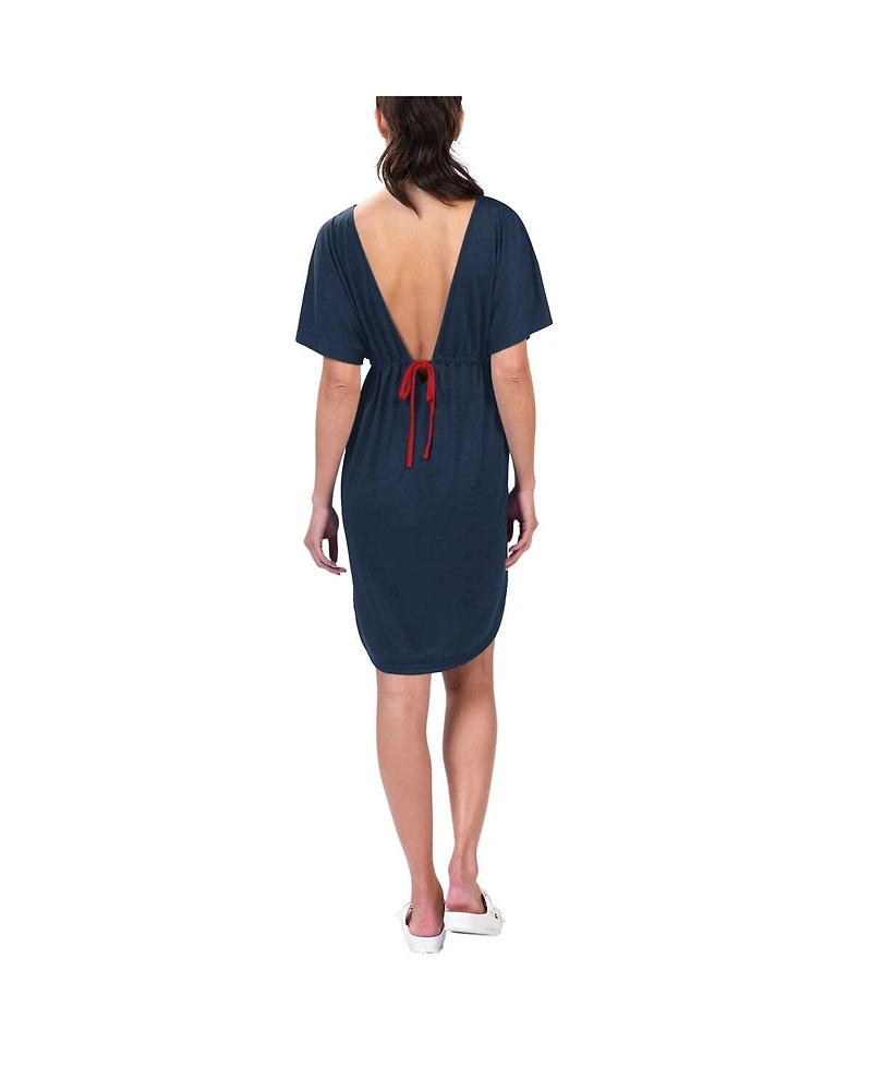 G-iii 4Her by Carl Banks Women's Navy New England Patriots Versus Swim Cover-Up