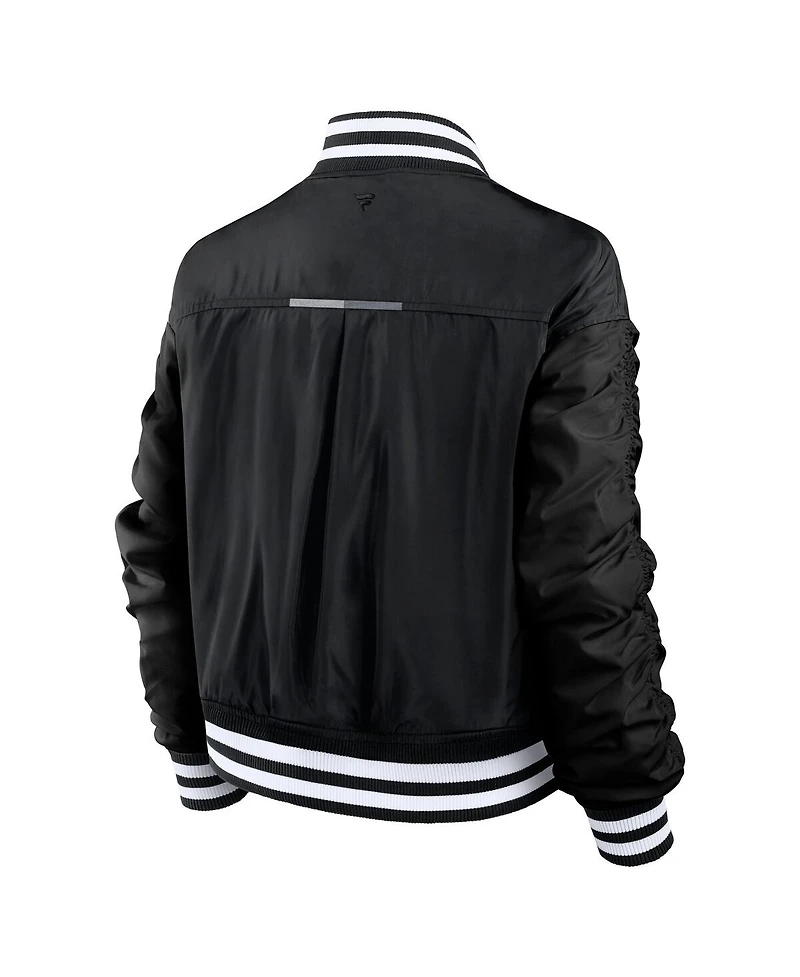 Fanatics Women's Black Cincinnati Bengals Elements Wave Full-Snap Jacket