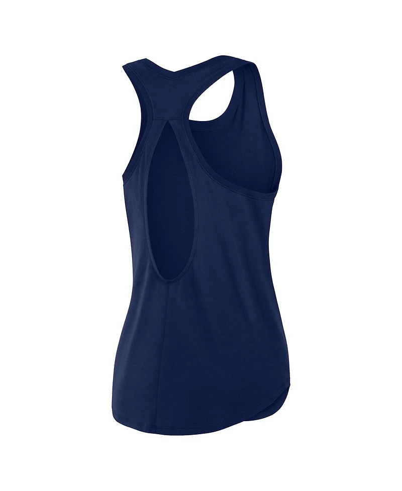 Fanatics Women's Navy Tennessee Titans Iron Fan Tank Top