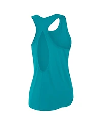 Fanatics Women's Aqua Miami Dolphins Iron Fan Tank Top
