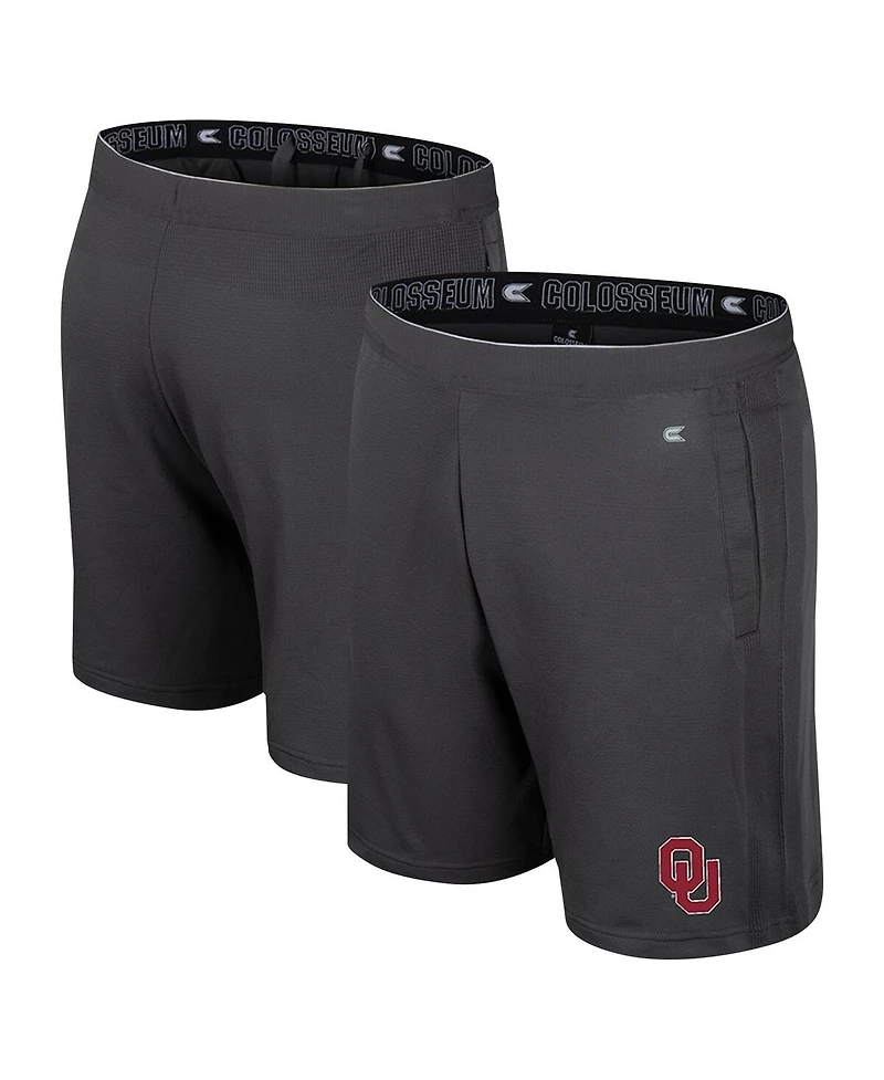 Colosseum Men's Charcoal Oklahoma Sooners Forget Shorts