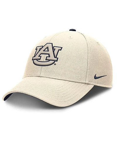 Nike Men's Natural Auburn Tigers Rise Primetime Dri-fit Trucker Adjustable Hat