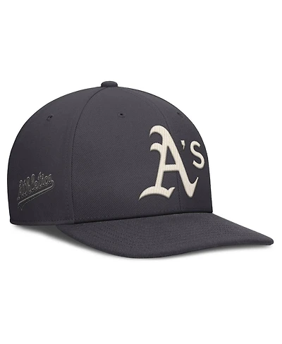 Nike Men's Anthracite Athletics Statement Pro Snapback Hat