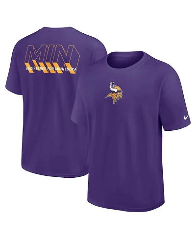 Nike Men's Purple Minnesota Vikings Dominate the Game Essential Max90 T-Shirt
