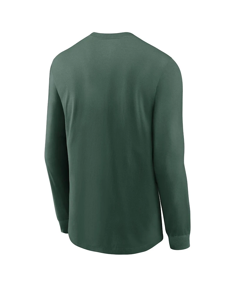 Nike Men's Green Bay Packers Play to Win Essential Long Sleeve T-Shirt