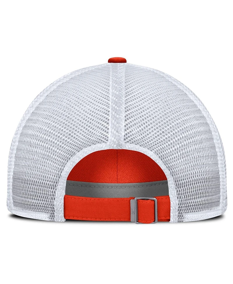 Nike Men's Orange/White Auburn Tigers 2025 Sideline Campus Pro Local Snapback Hat