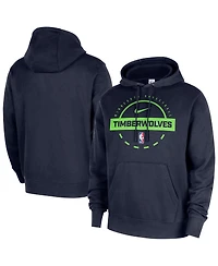 Nike Men's Navy Minnesota Timberwolves 2025/26 Authentic Practice Club Pullover Hoodie