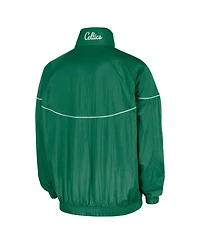 Nike Men's Kelly Green Boston Celtics Courtside Windrunner Woven Half-Zip Jacket