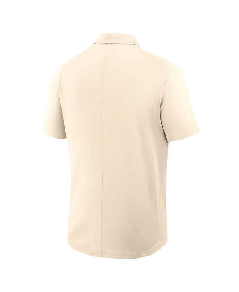 Nike Men's Tan Alabama Crimson Tide Primary Logo Victory Performance Polo Shirt